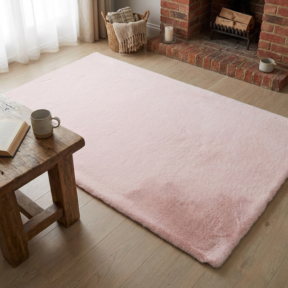 Lux Rabbit Faux Rug Image 6