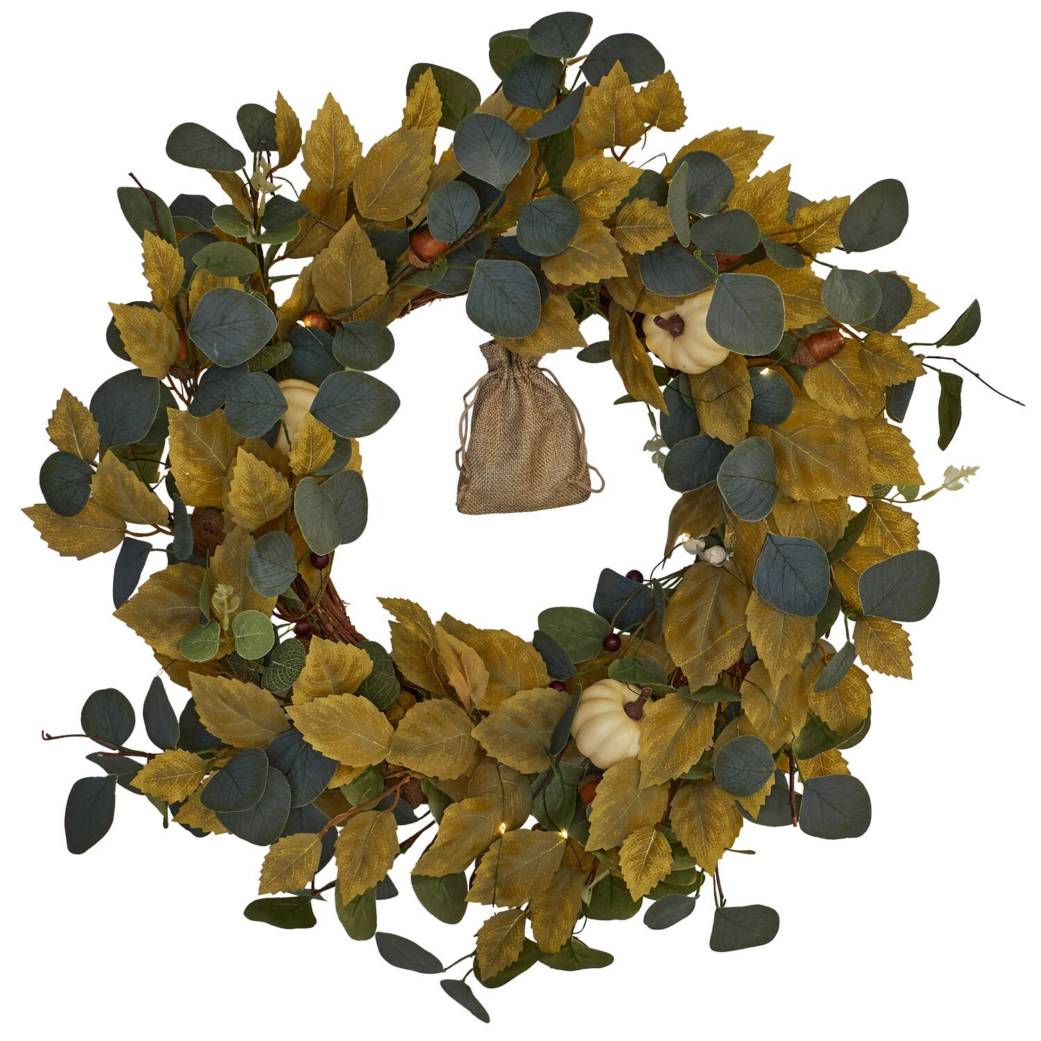 Autumnal Enchanted LED Wreath Multicolour Image 2