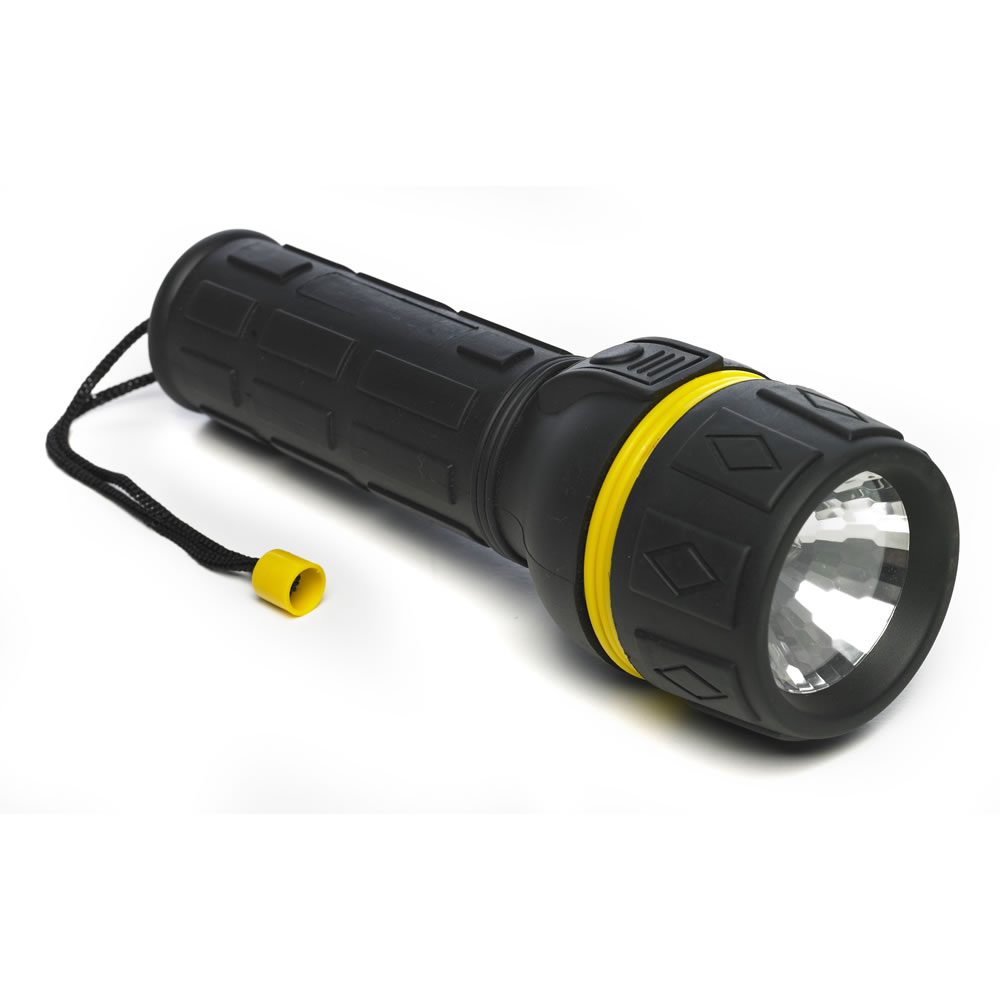 Wilko LED Black Torch Image