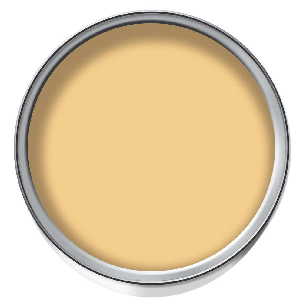 Wilko Sunshine Yellow Emulsion Paint Tester Pot 75 ml Image 2