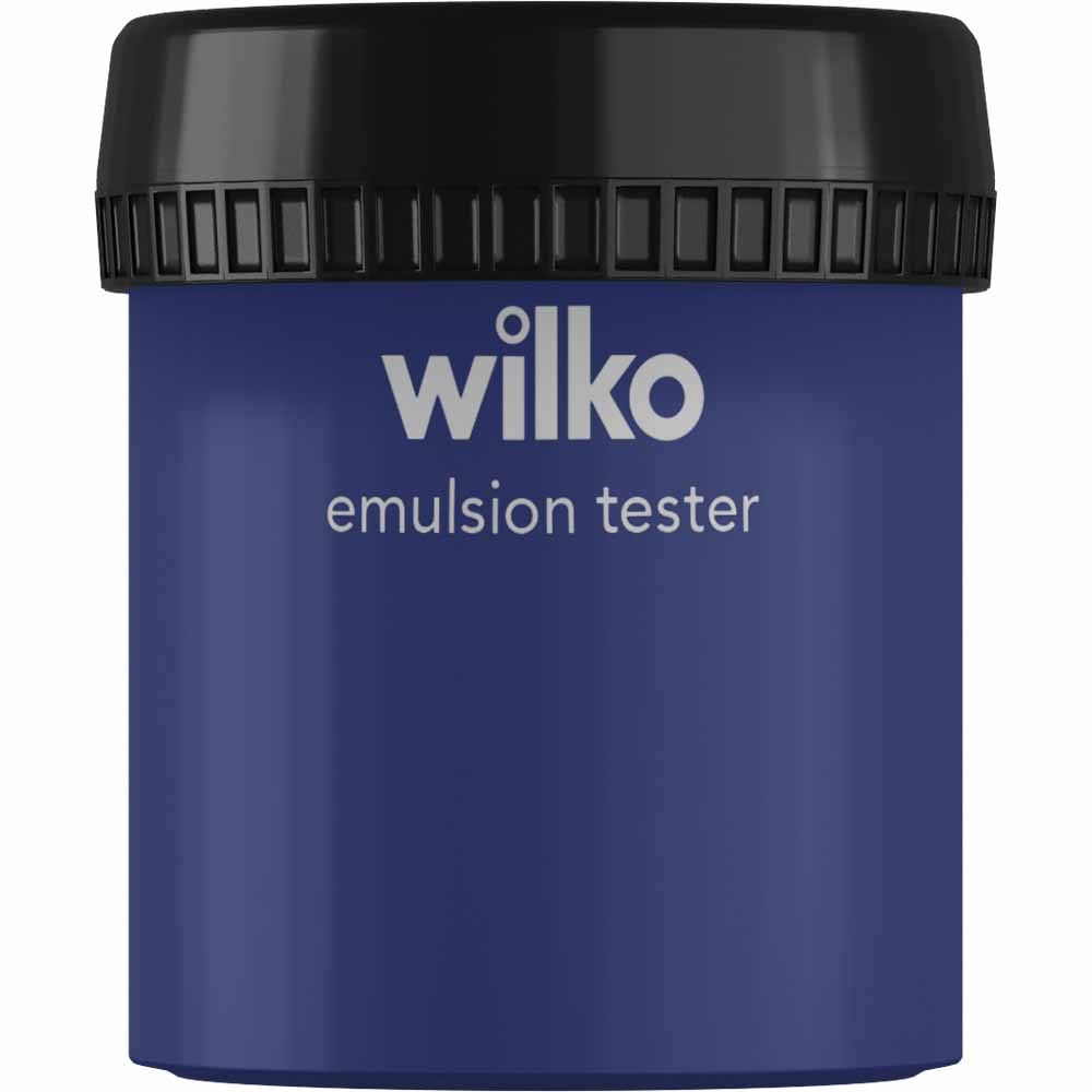 Wilko Midnight Hour Emulsion Paint Tester Pot 75ml Image 1