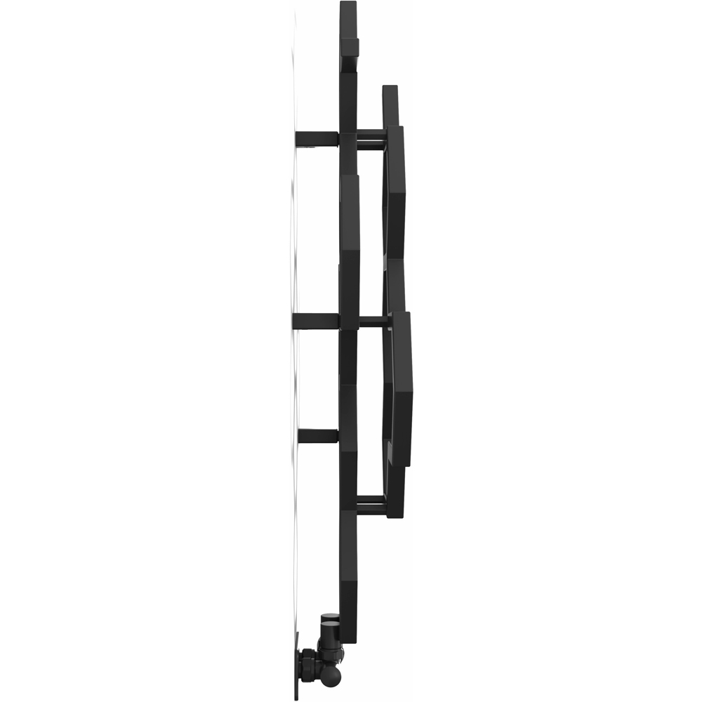 Terma Hex 846 BTU Matt Black Radiator 821 x 486mm Image 4