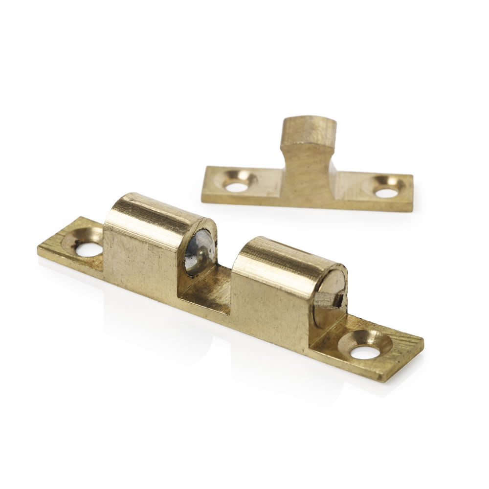 Wilko Brass Adjustable Ball Door Catch Image