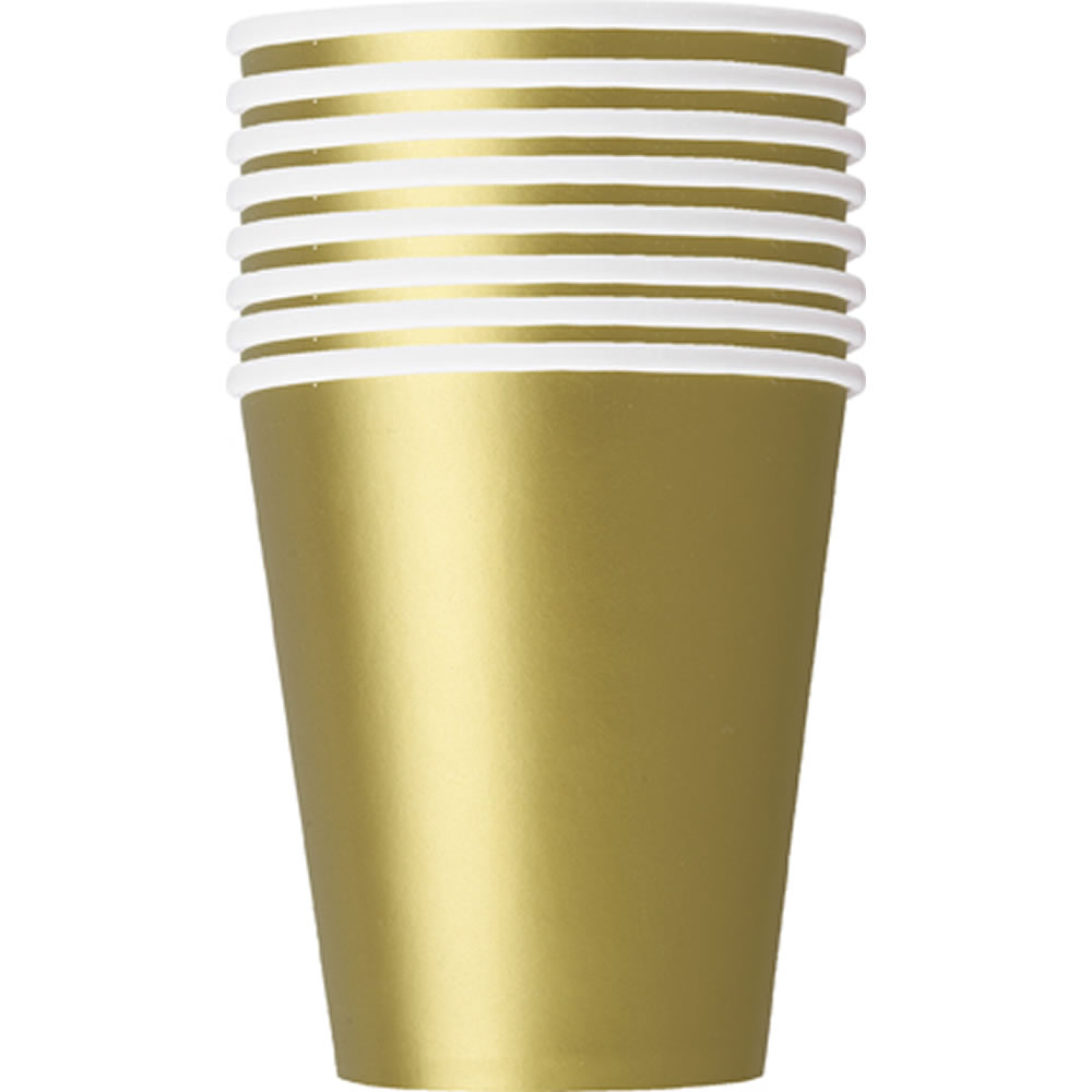 Unique Tableware Party Pack Gold Wilko