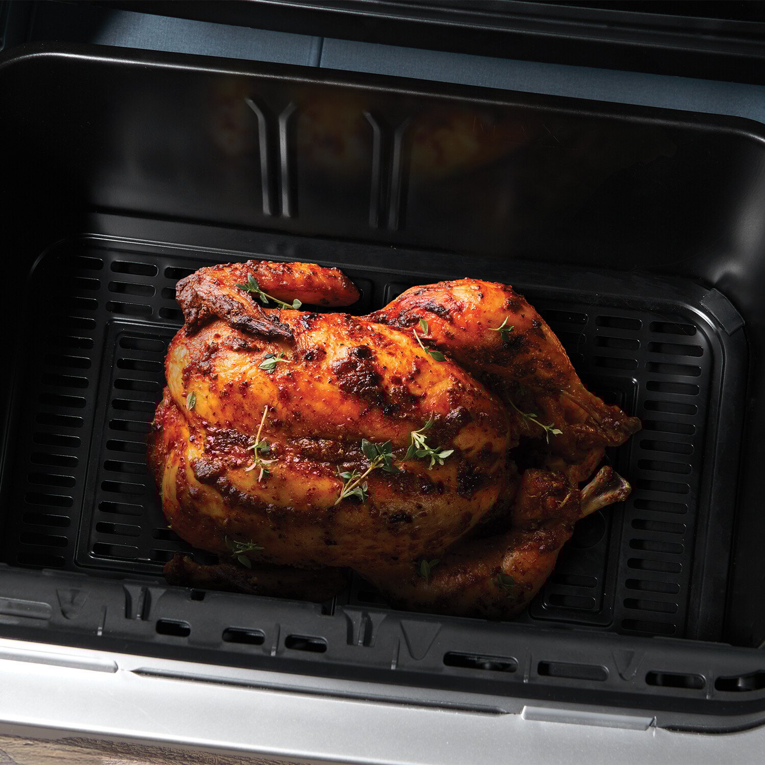 Kitchen Master Large Pot Air Fryer With Window Black Image 6