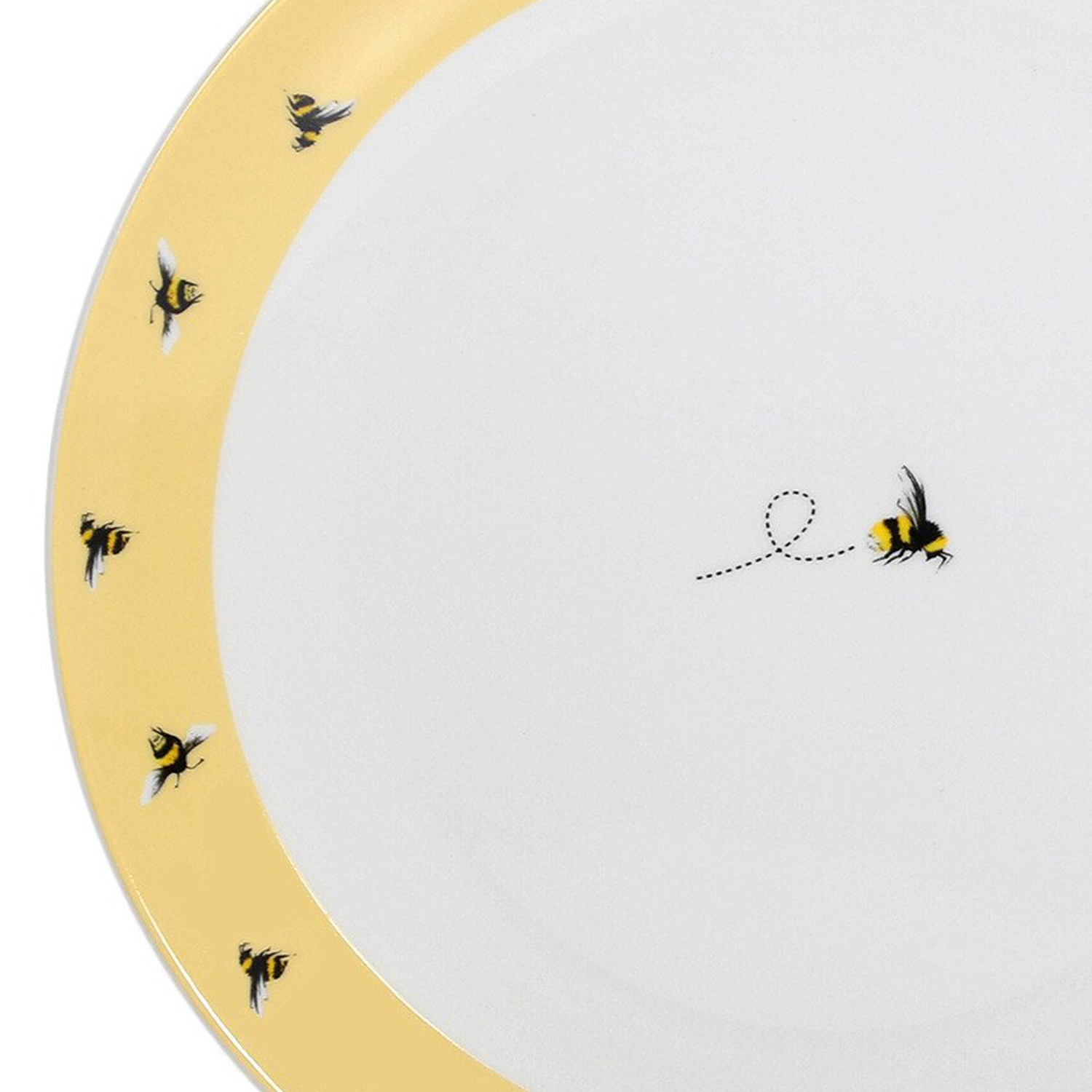 Honey Bees Yellow 12 Piece Dinner Set Image 5