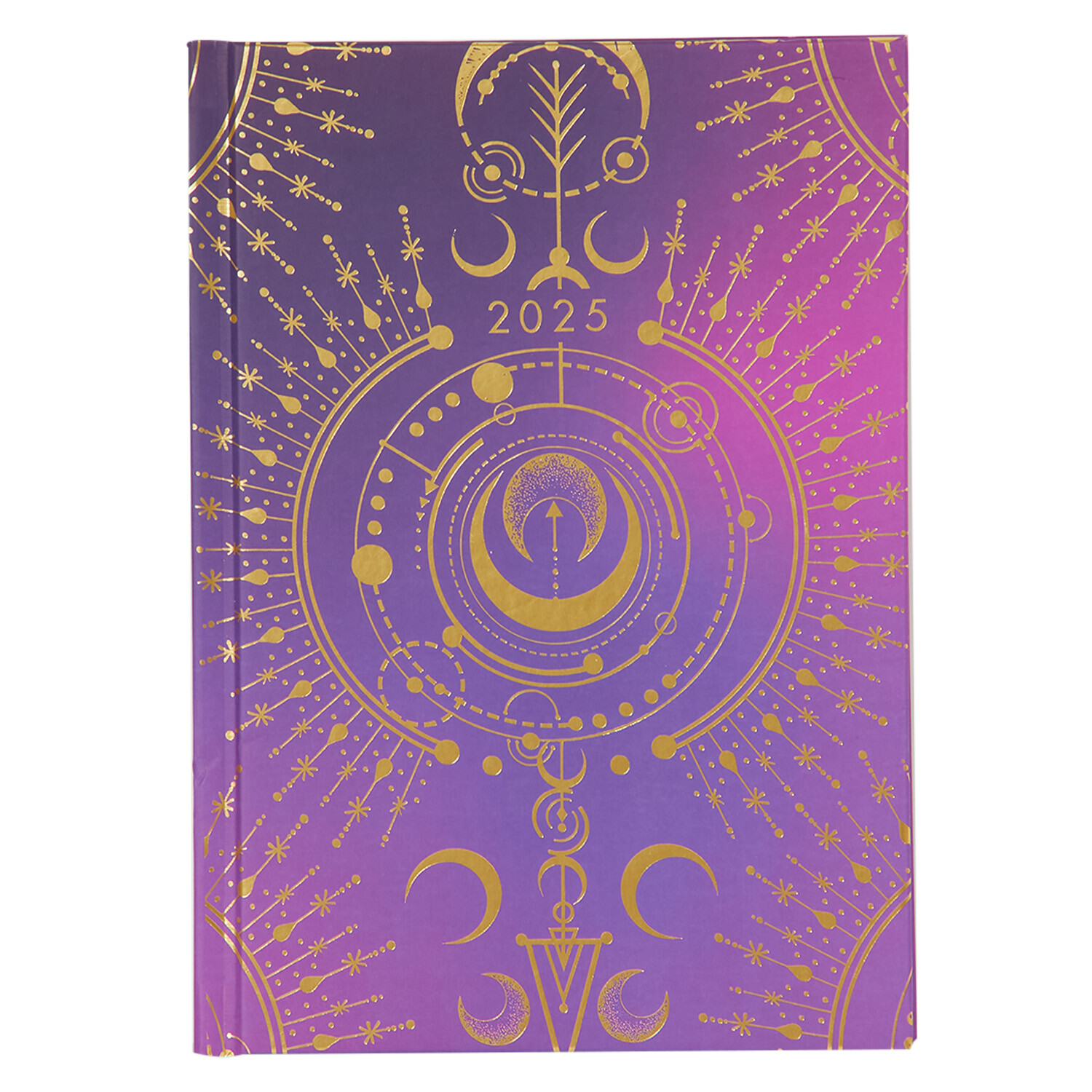 2025 Foiled Astrological Diary A5 - Multicolour Image 1
