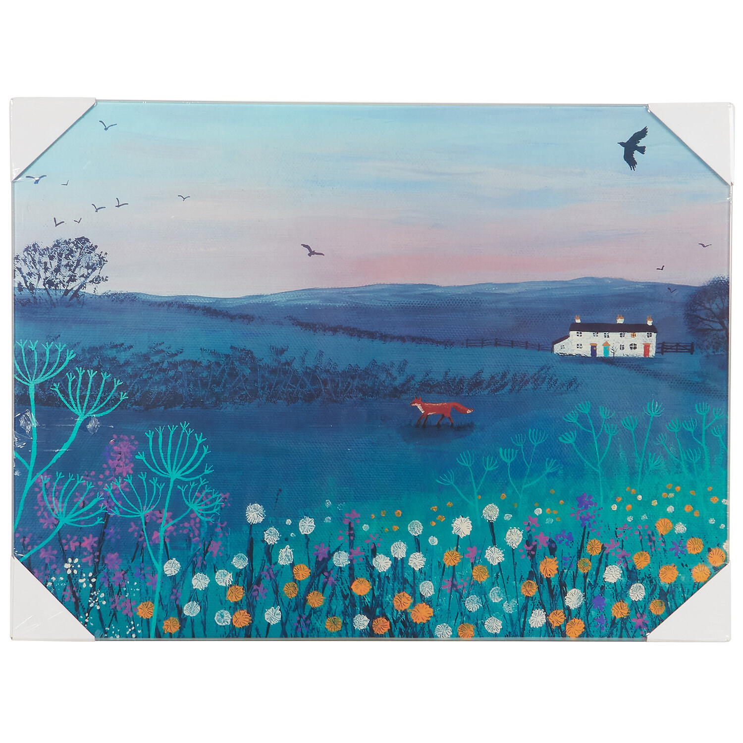 Dusty Meadow Worktop Saver - Blue Image 1