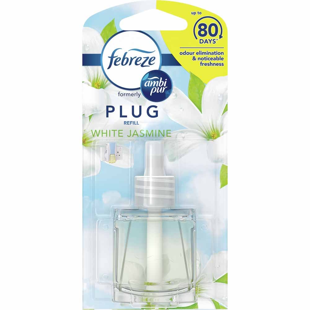 Febreze White Jasmine Plug In Air Freshener Refill Case of 6 x 20ml Image 2