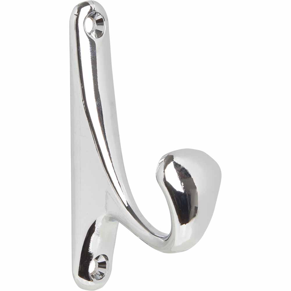 Wilko Modern Coat Hook CP Wilko