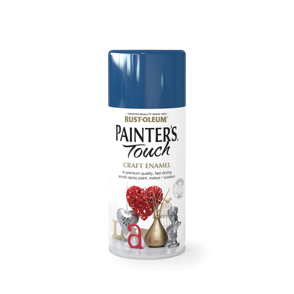 Rust Oleum Painter S Touch Gloss Spray Paint Ocean Blue 150ml Wilko Rust Oleum Painter S Touch Gloss Spray Paint Ocean Blue 150ml Image