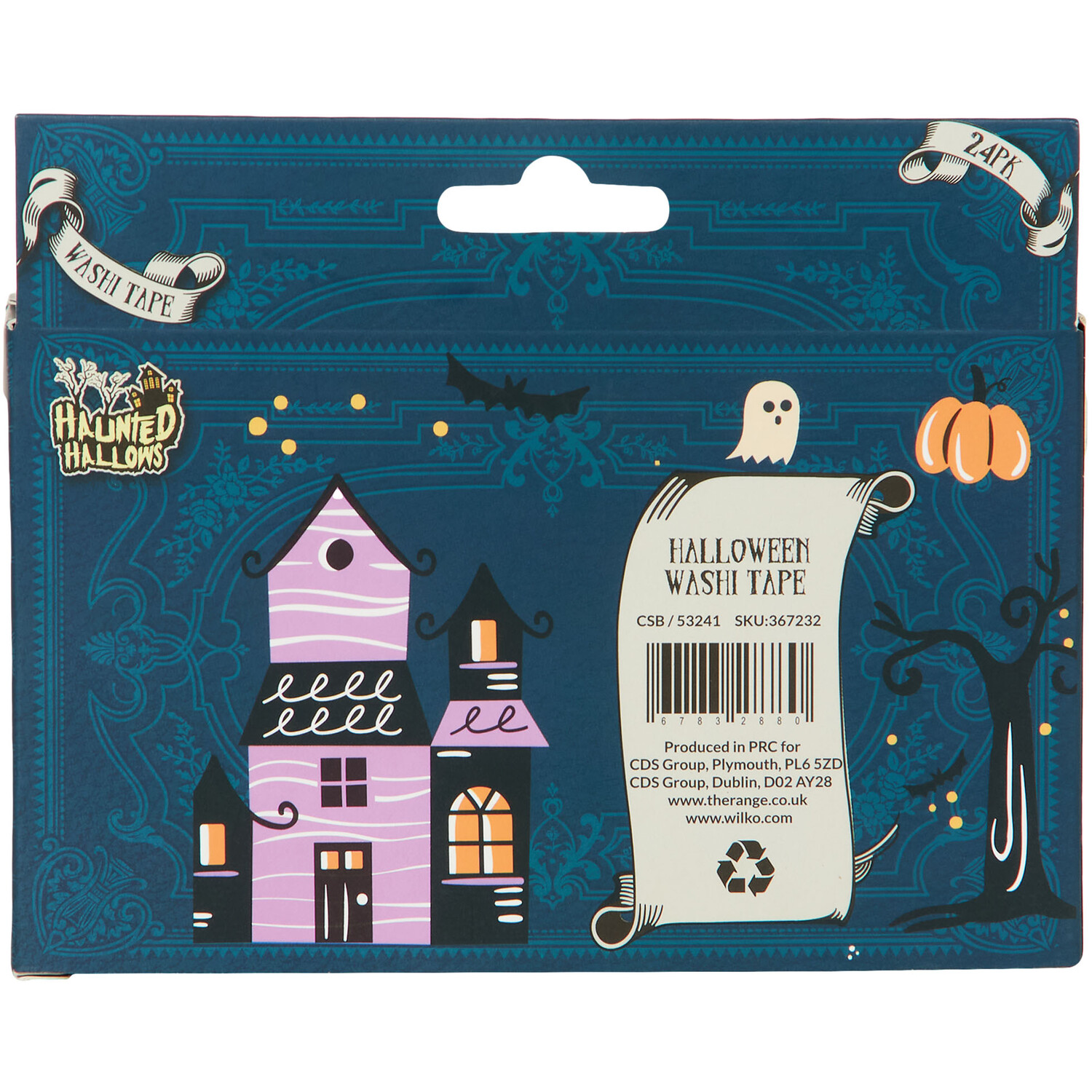 Pack of 24 Haunted Hallows Halloween Washi Tape Image 4