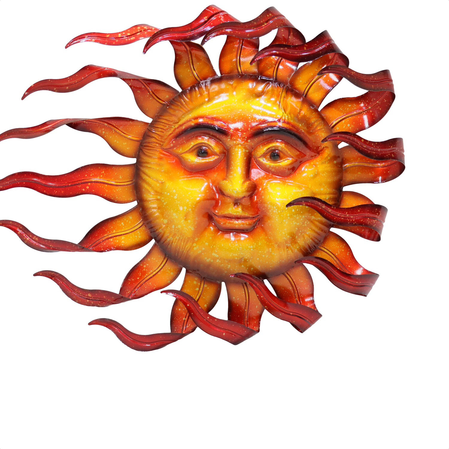 Indoor and Outdoor Golden Sun Art - Yellow and Orange Image 4