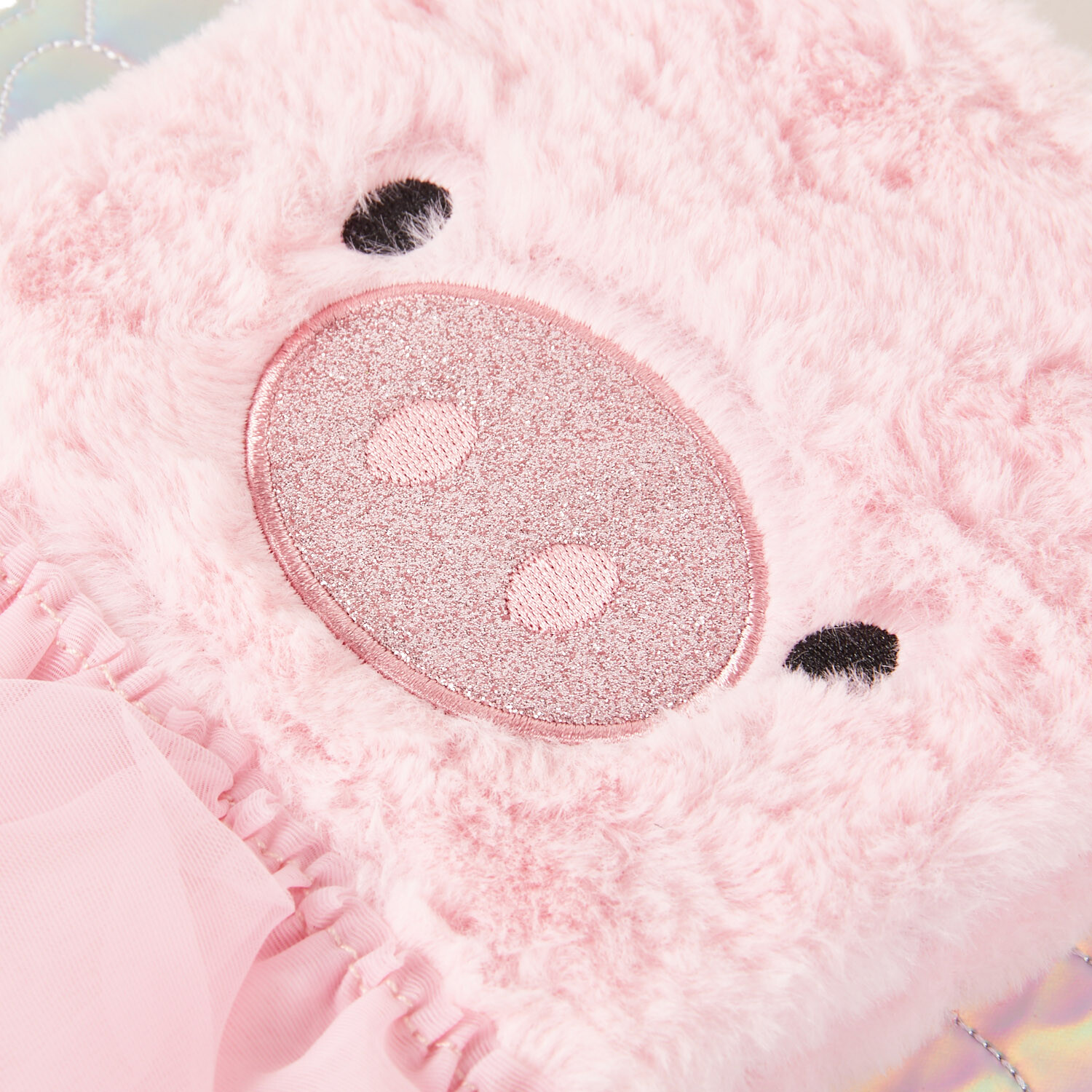 Plush Pig Notebook A5 - Pink Image 3