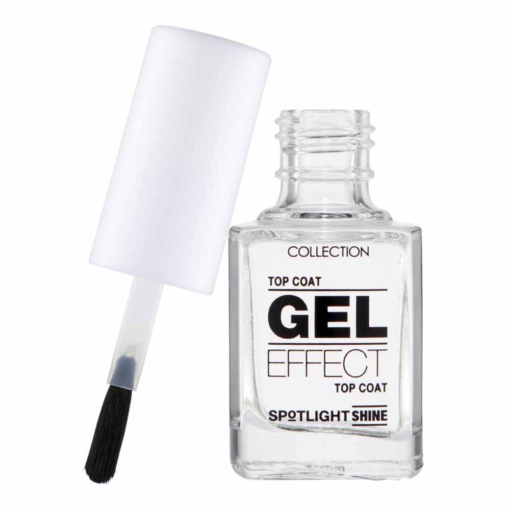 Collection Spotlight Shine Gel Effect Top Coat Nail Care 2 in 1 10.5ml Image 2