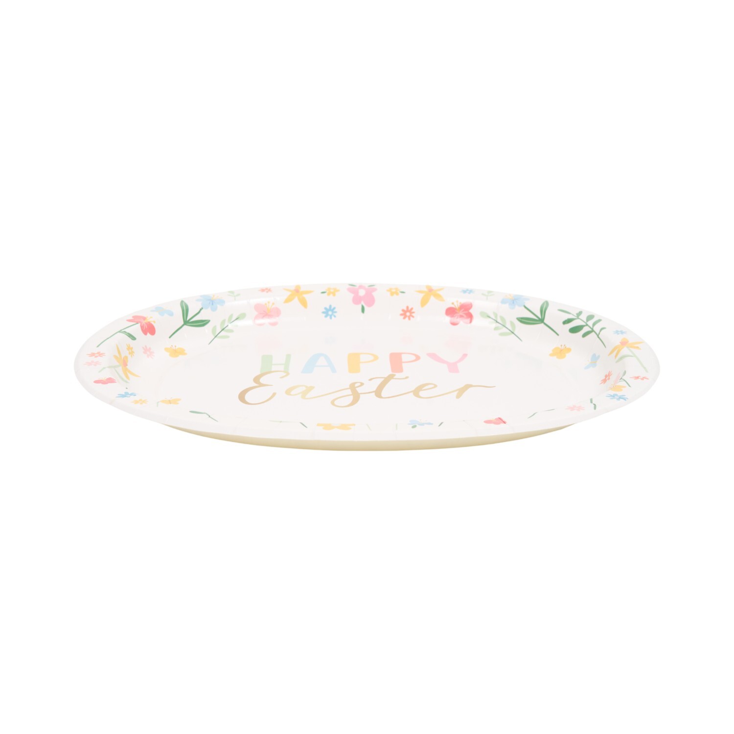 Pack of 8 Easter Floral Platters White Image 5