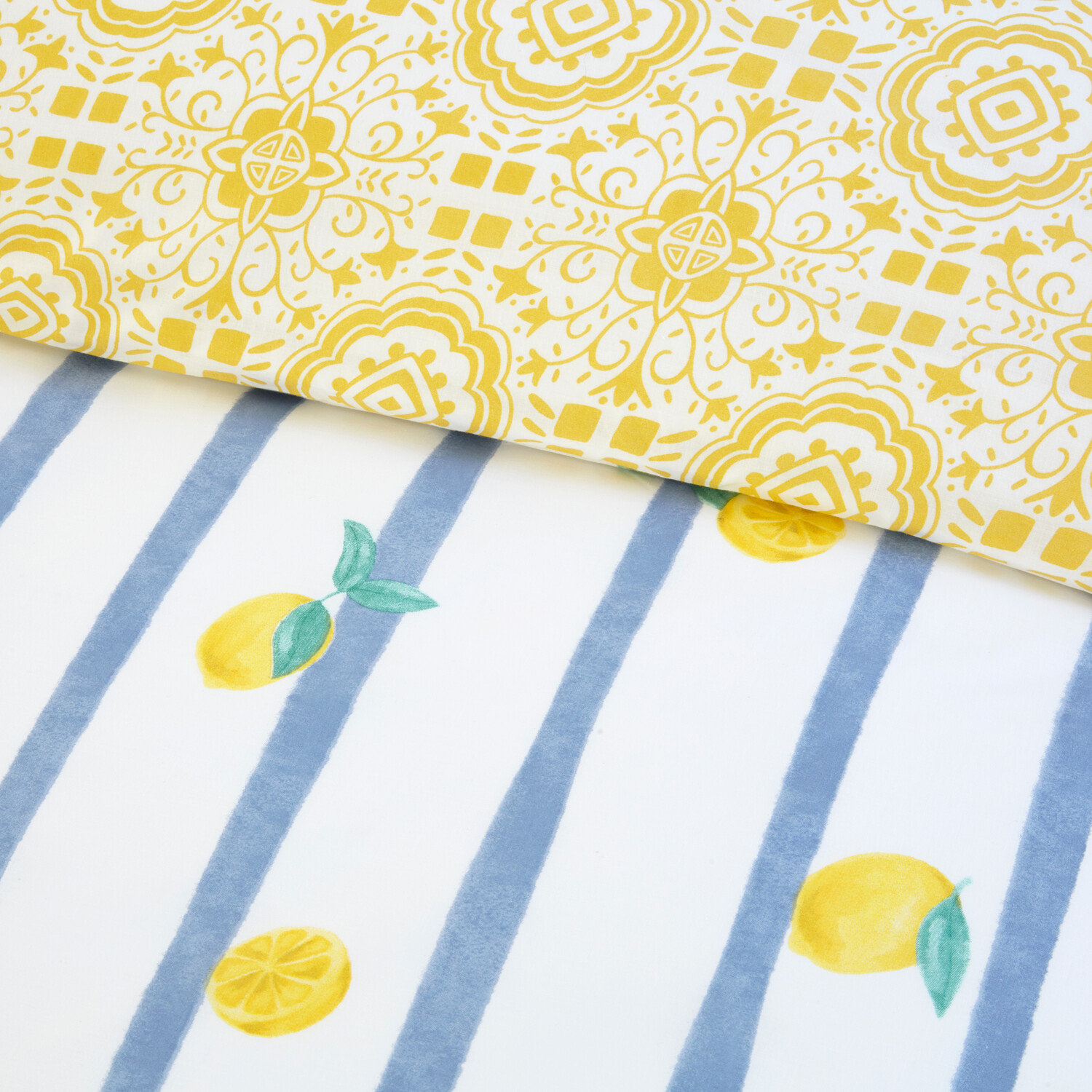 Sorrento Duvet Set Yellow Single Image 4