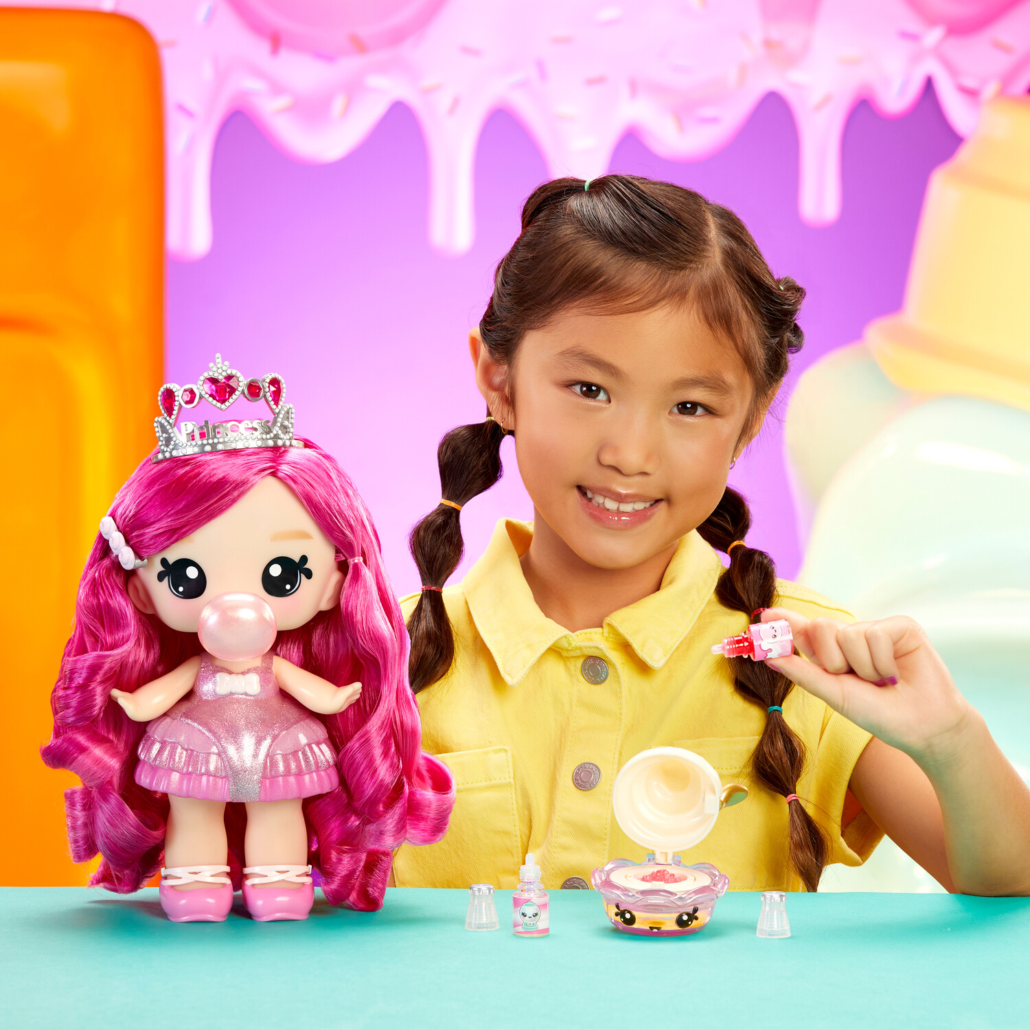 Yummiland Bianca Bubblegum Doll Pink Image 3