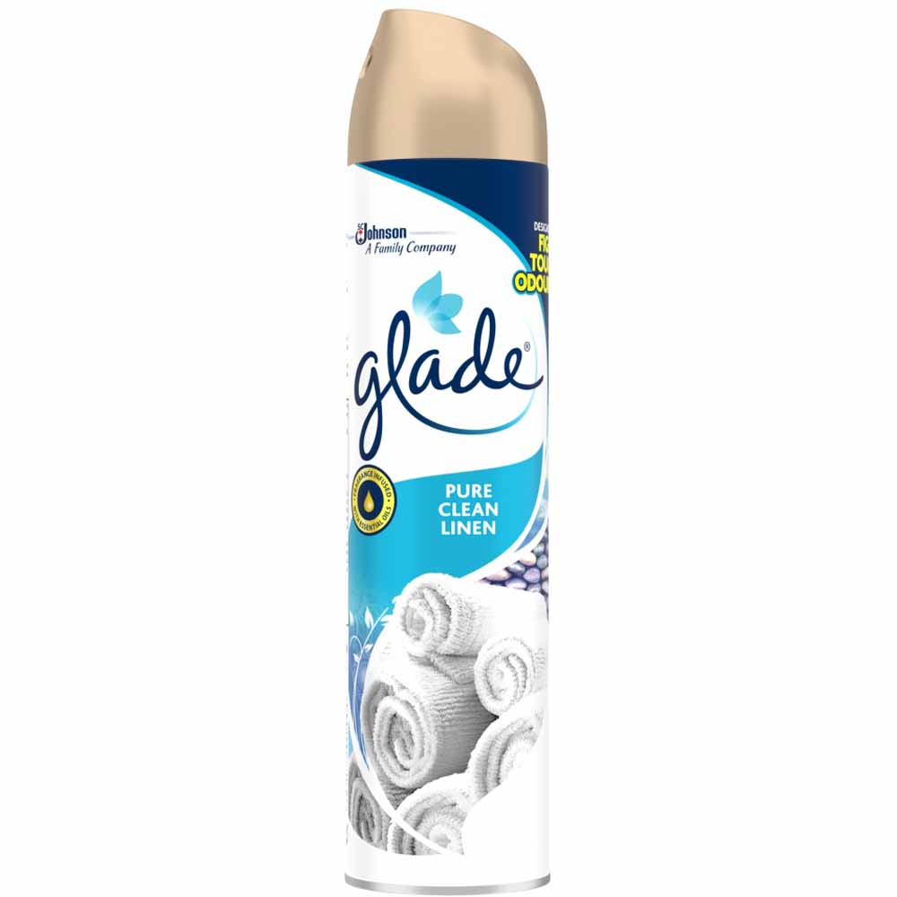 Glade Clean Linen Air Freshener 300ml Image 1