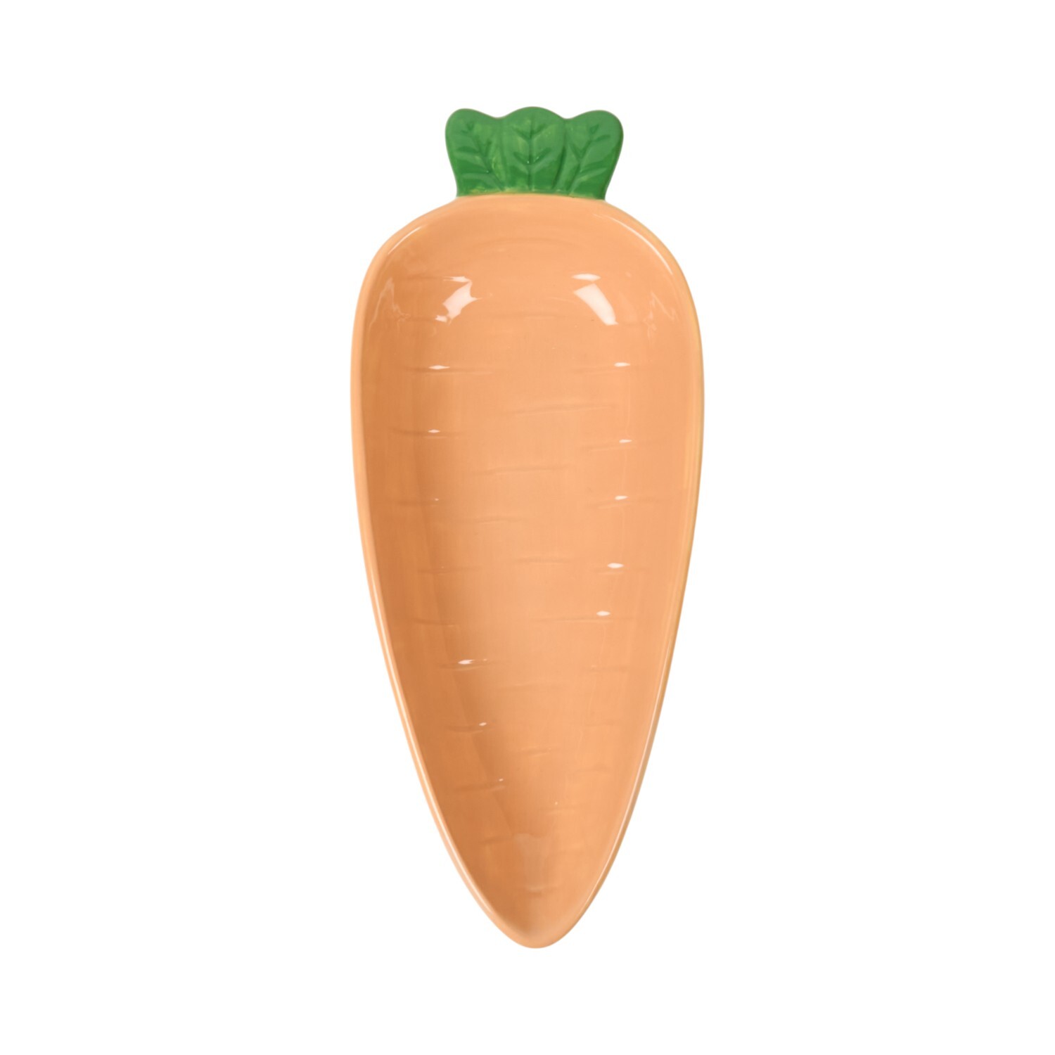 Tulip or Carrot Shape Large Plate Image 2