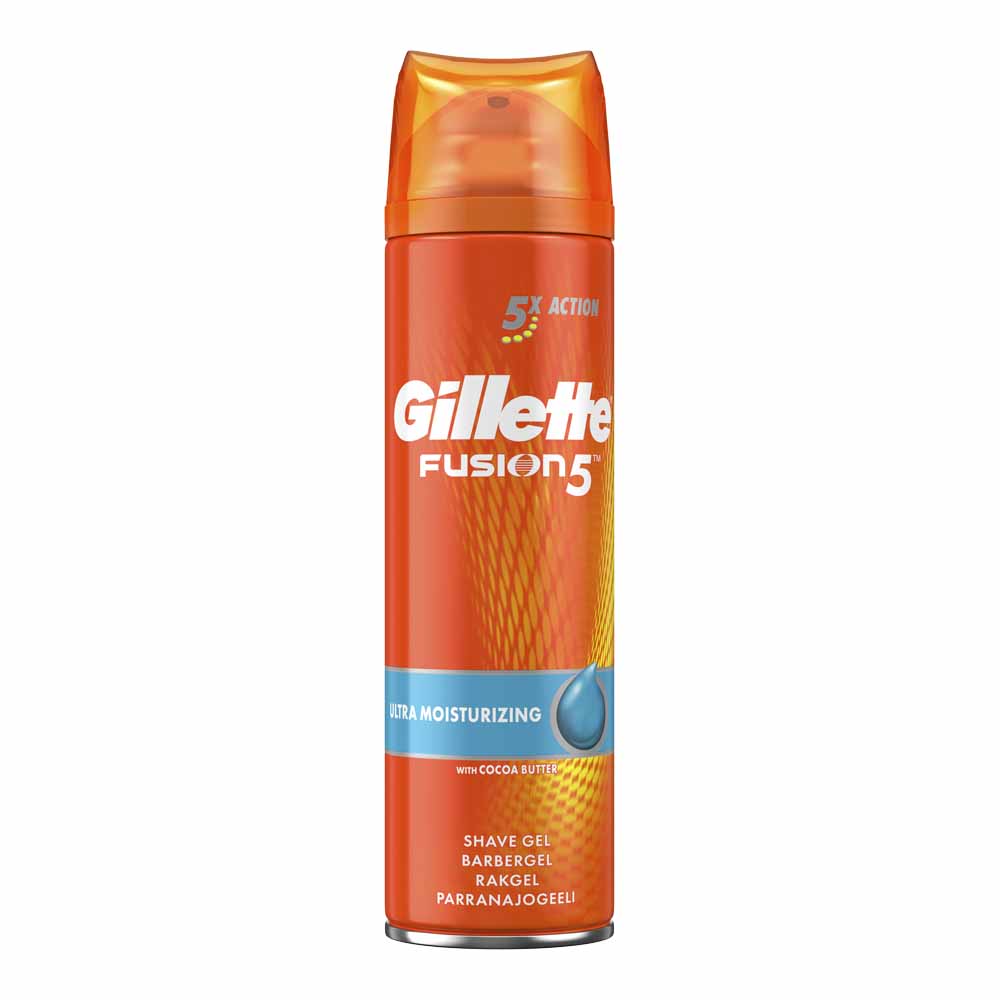 Gillette Fusion 5 Ultra Moisturising Shaving Gel 200ml Image 2