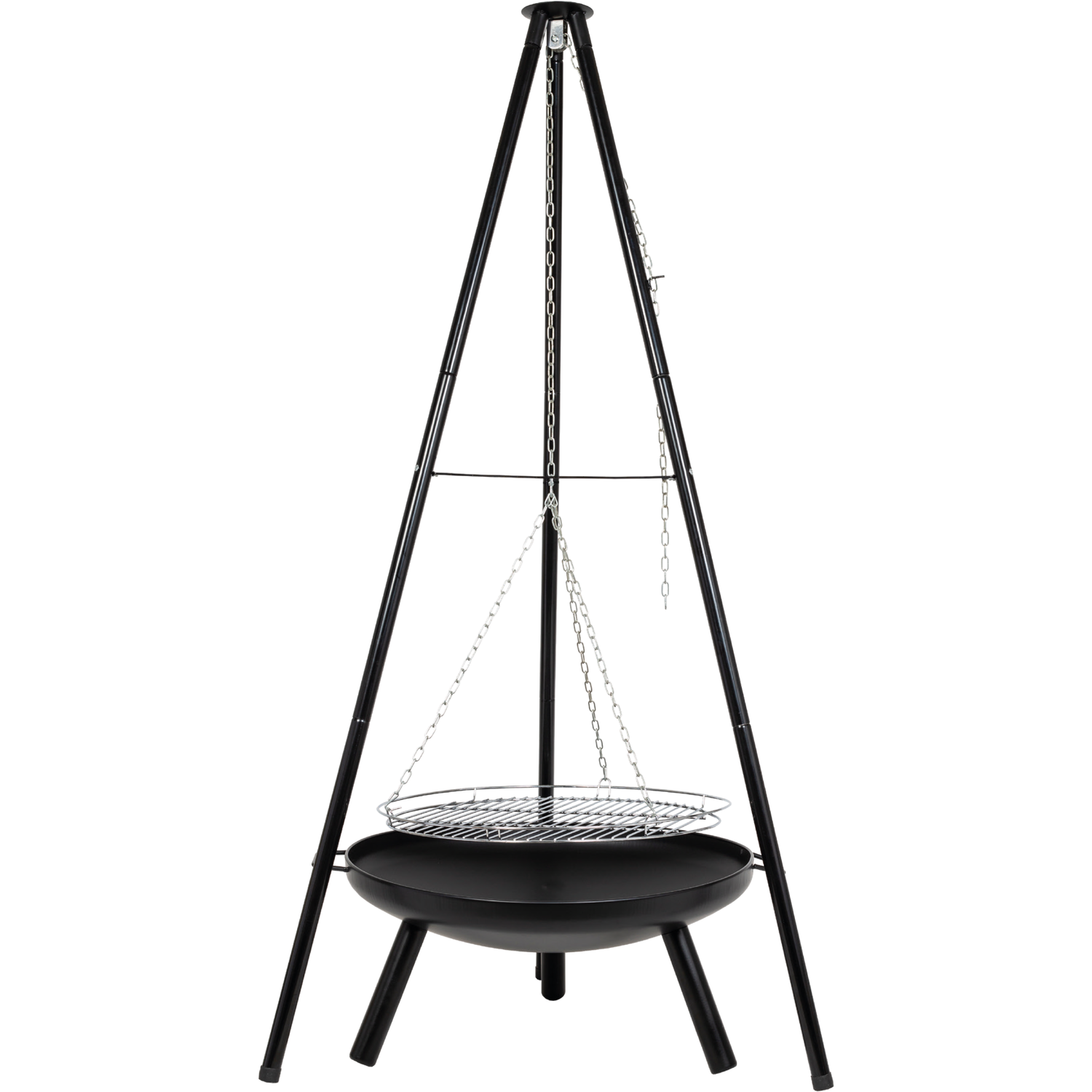 Firepit Tripod Bundle - Black Image 1