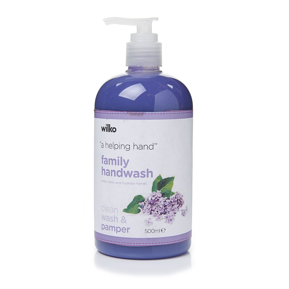 Wilko Lilac Hand Wash 500ml Image