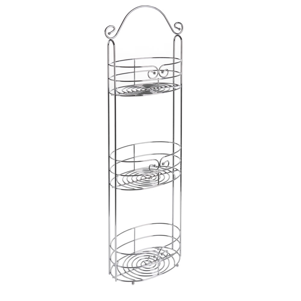 Wilko Chrome Plated Floor Tidy Wilko