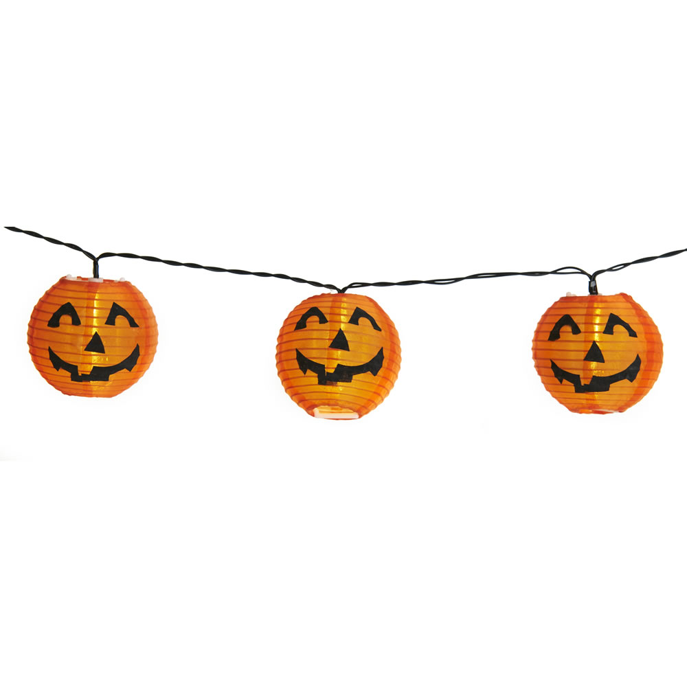 Wilko Pumpkin Lantern Lights Image