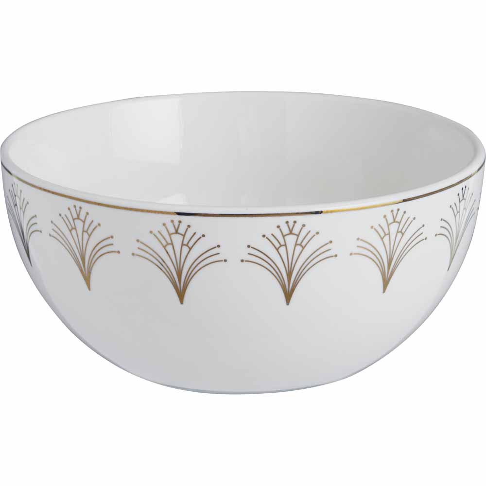 Wilko Luxe Sparkle Gold Bowl Image 1