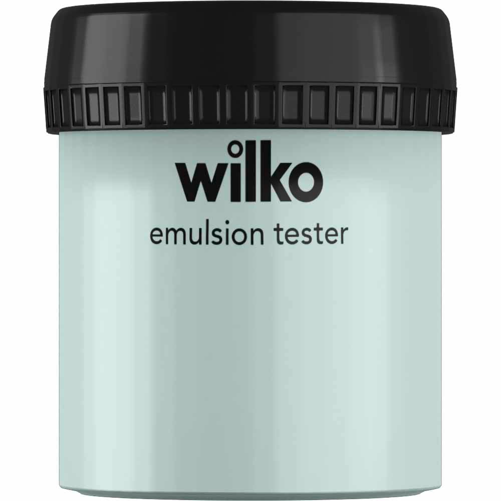 Wilko Delicate Duck Egg Emulsion Paint Tester Pot 75ml Image 1