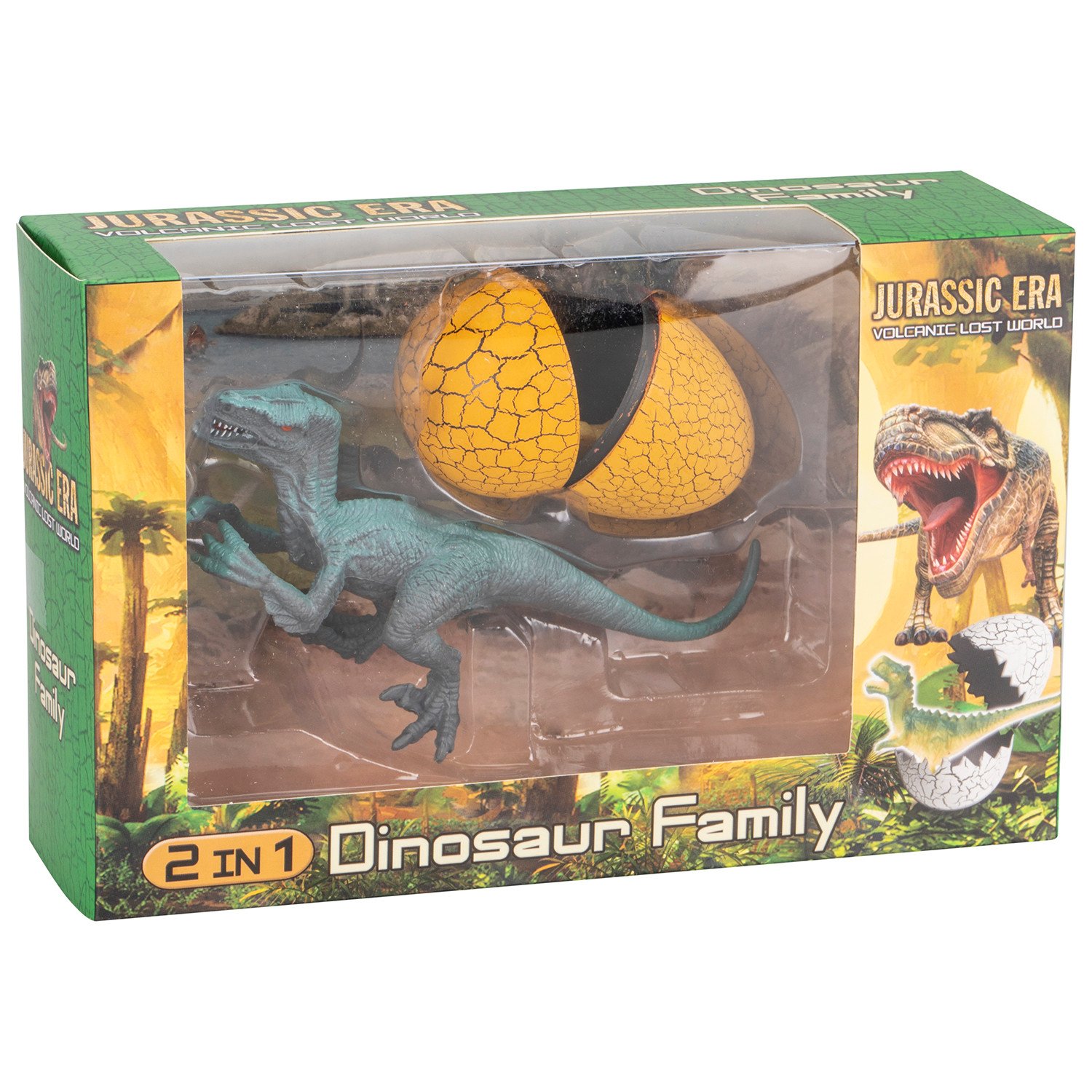 Single Everyday 2 in 1 Dinosaur Family Egg in Assorted styles Image 1