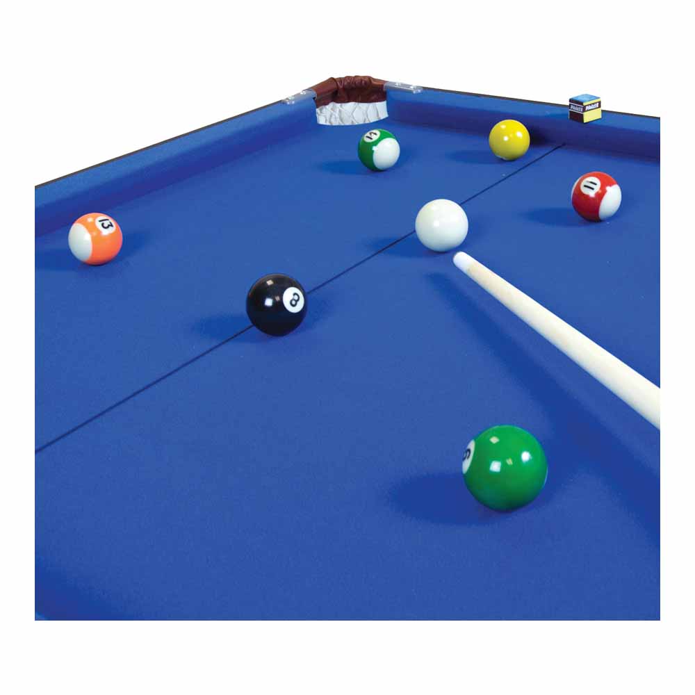 Kid 4ft 6in 2 in 1 Snooker & Pool Table Image 4