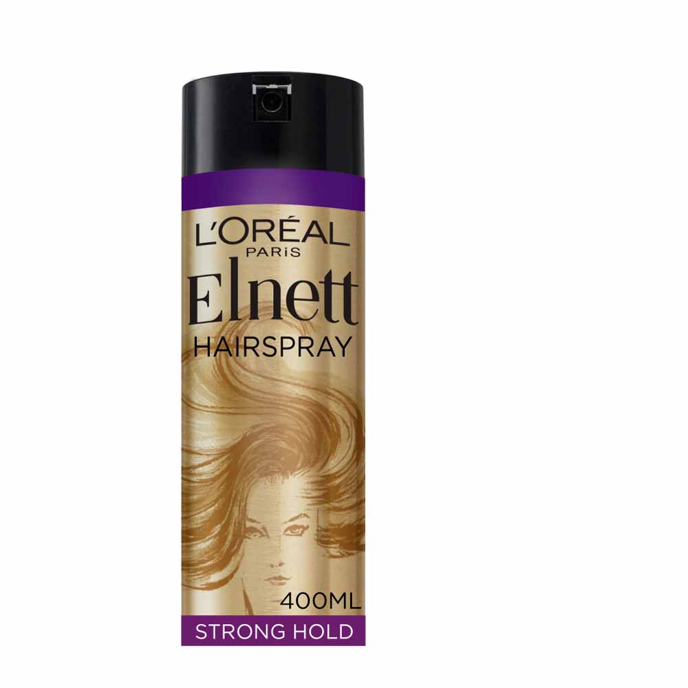 L'Oreal Paris Elnett Damaged Hair Strong Hold Hairspray 400ml Image 1