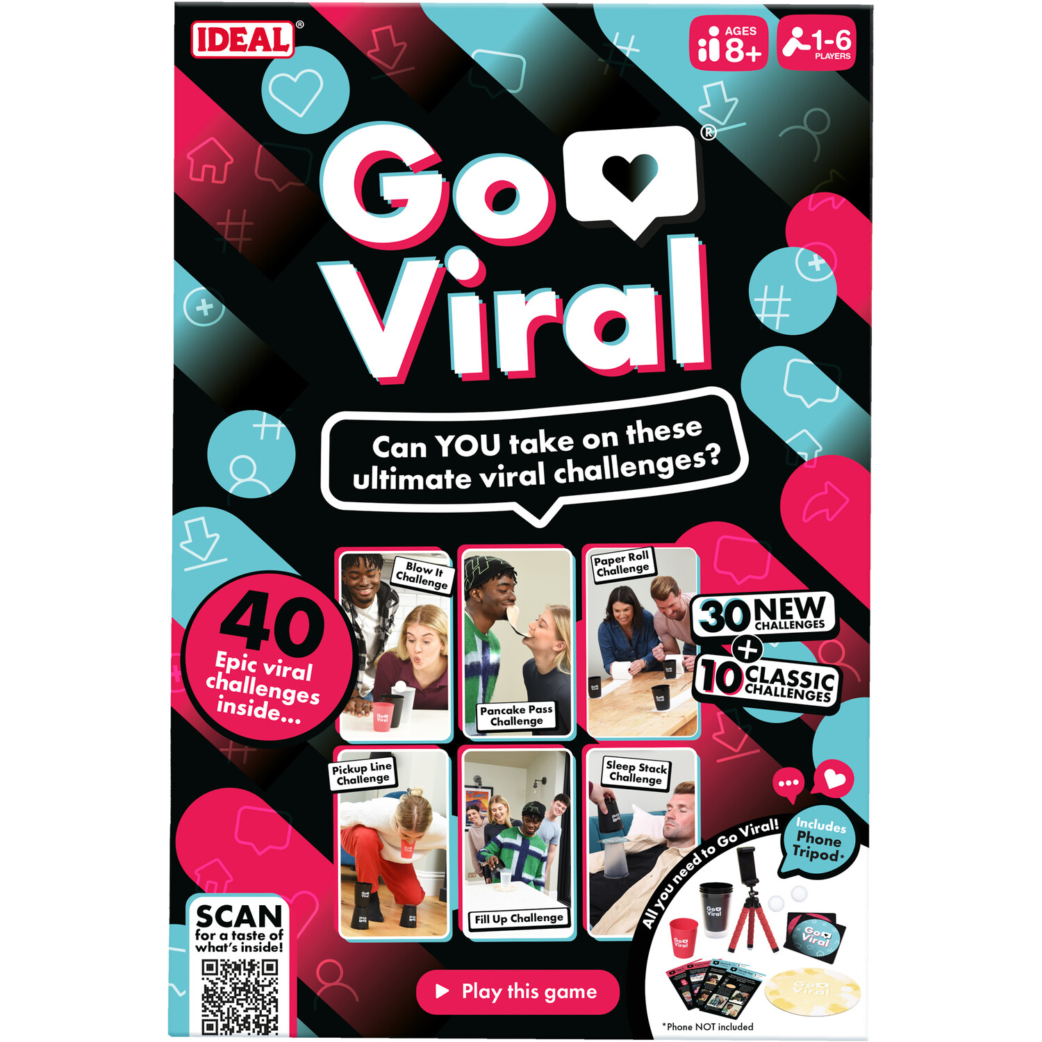 Go Viral Party Game Black Image 5