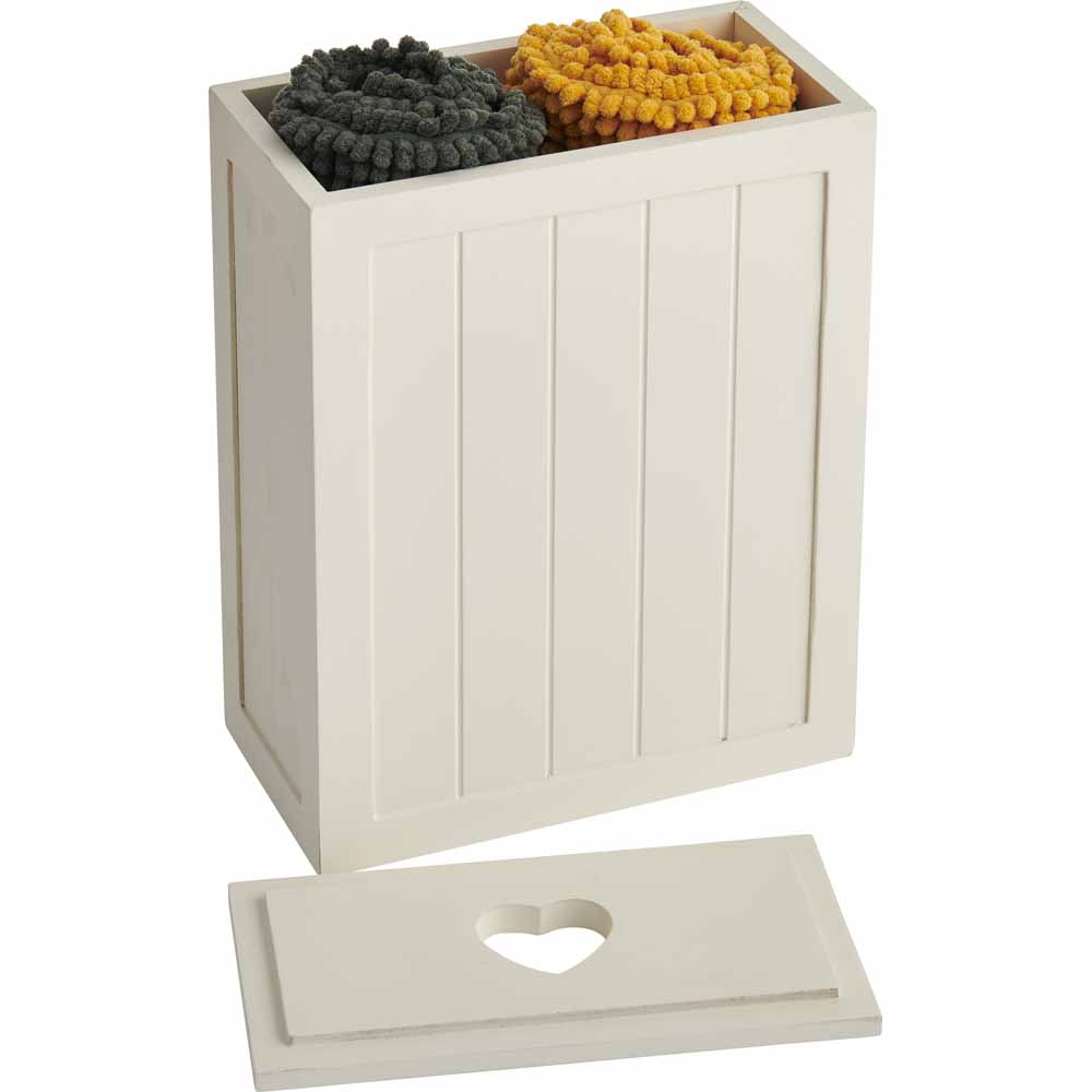 Wilko Cream Slim Line Storage Box Image 3