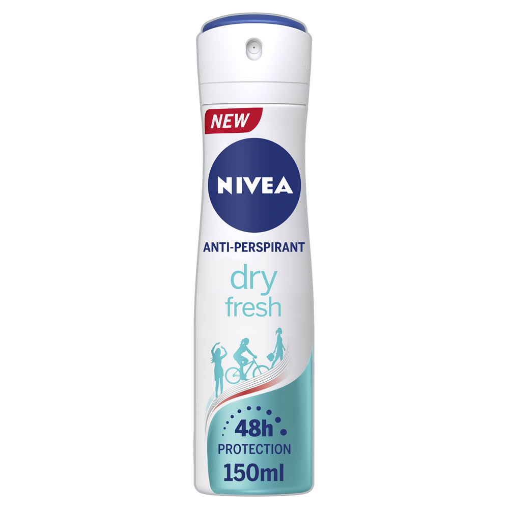 Nivea Dry Fresh AntiPerspirant Deodorant 150ml Wilko