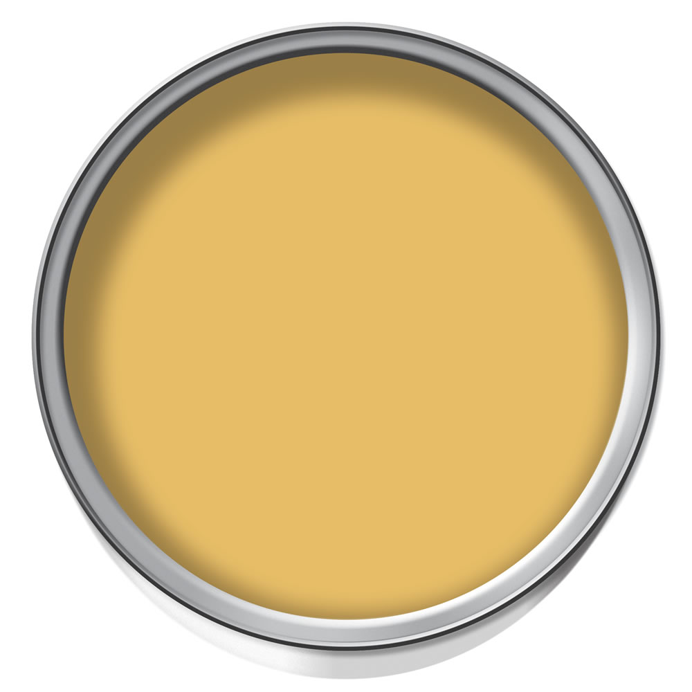 Crown Mustard Jar Silk Matt Emulsion Paint 2.5L Image 2