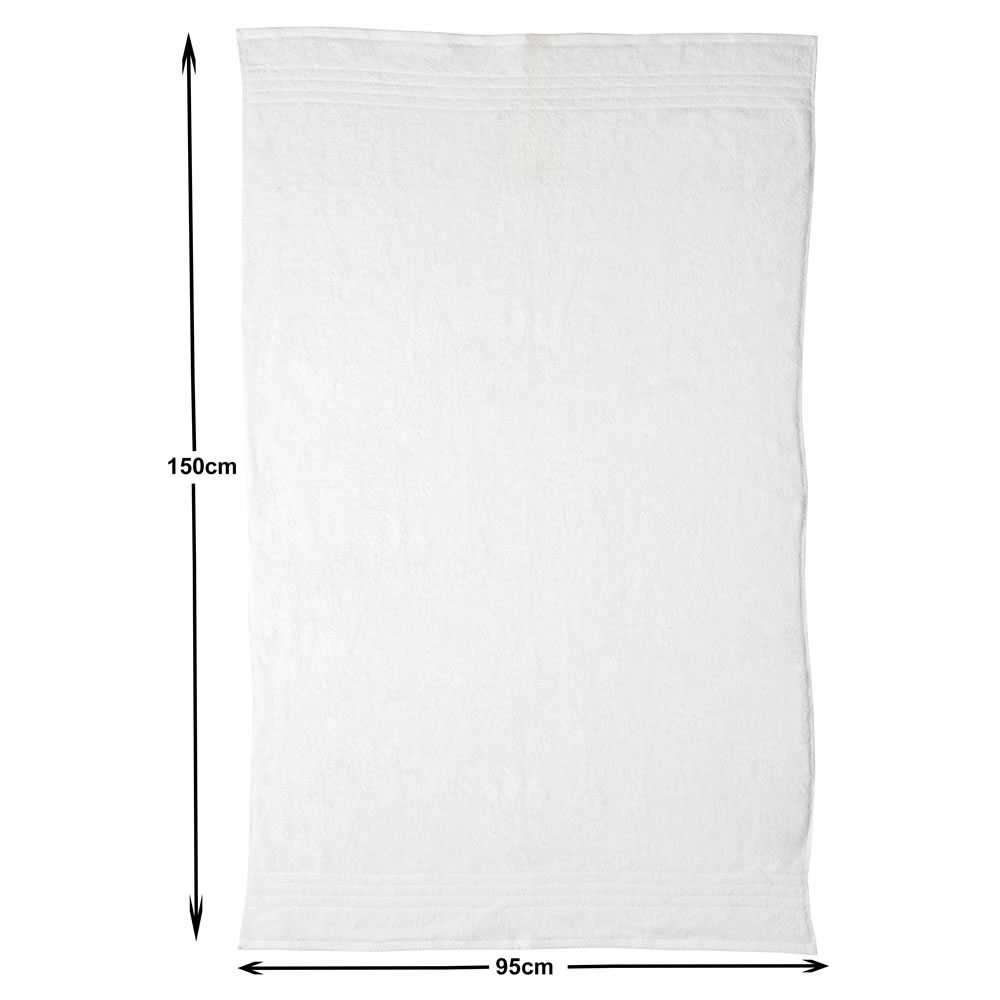 Wilko White Towel Bundle Image 6