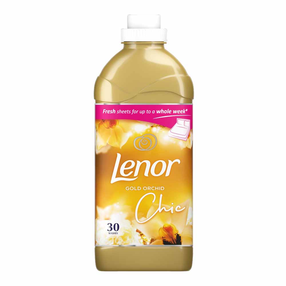 Lenor Gold Orchid Fabric Conditioner 30 Washes Case of 8 x 1.05L Image 2