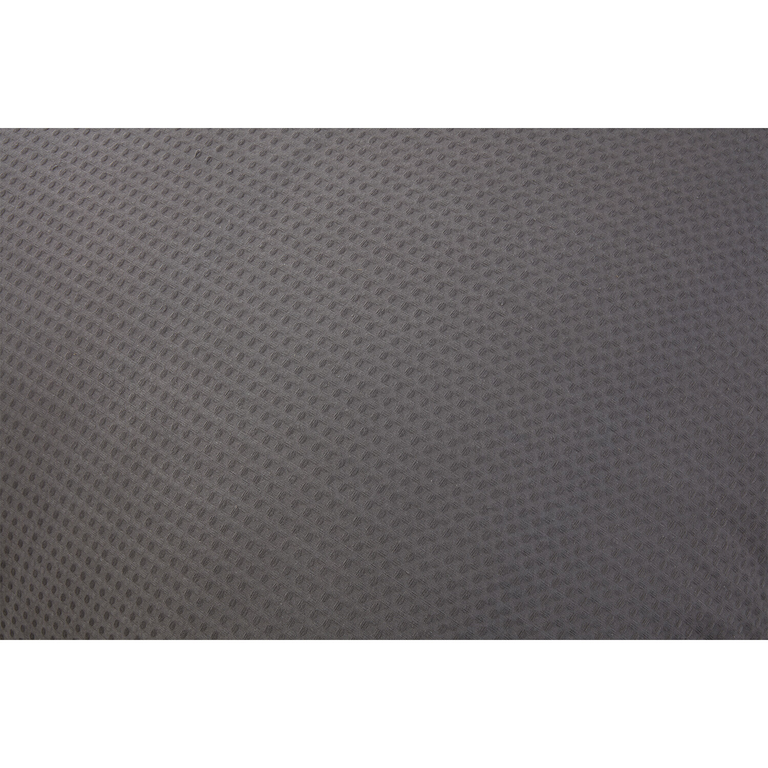 Luxury Waffle Duvet Cover and Pillowcase Set - Charcoal / Superking Image 4