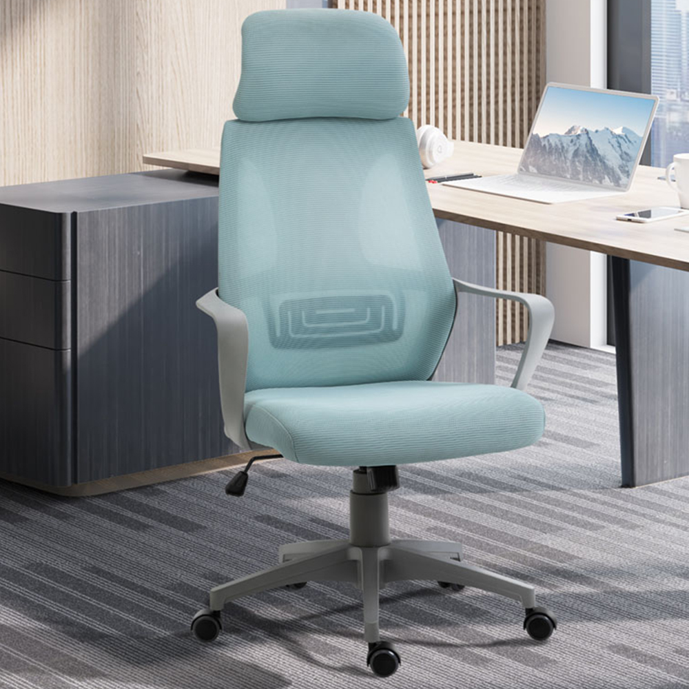 Portland Blue Mesh Executive Office Chair Image 1