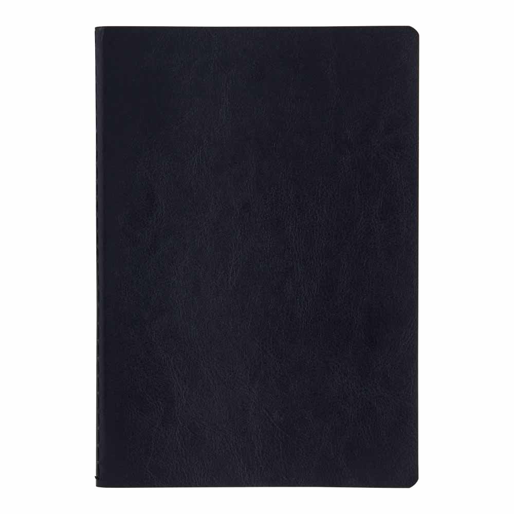 Wilko A5 Leather Finish Notebook Image 1