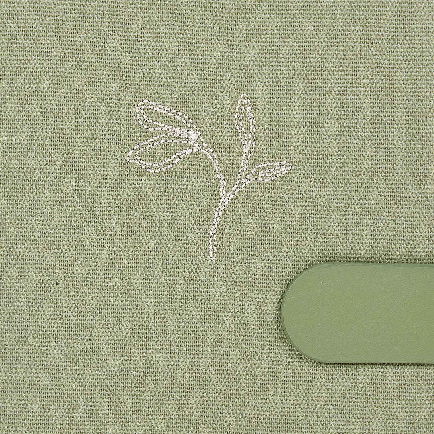 Eco A5 Cotton Notebook - Green Image 3