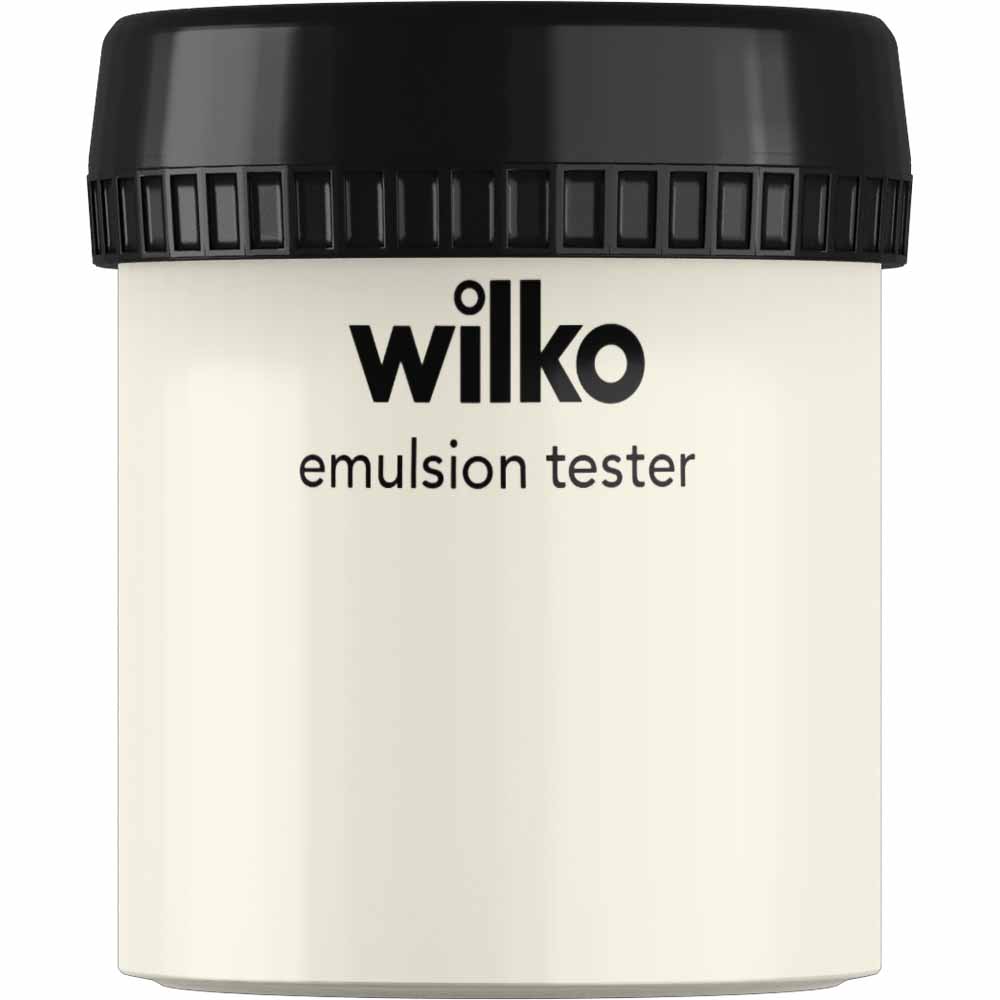 Wilko Magnolia Emulsion Paint Tester Pot 75ml Image 1