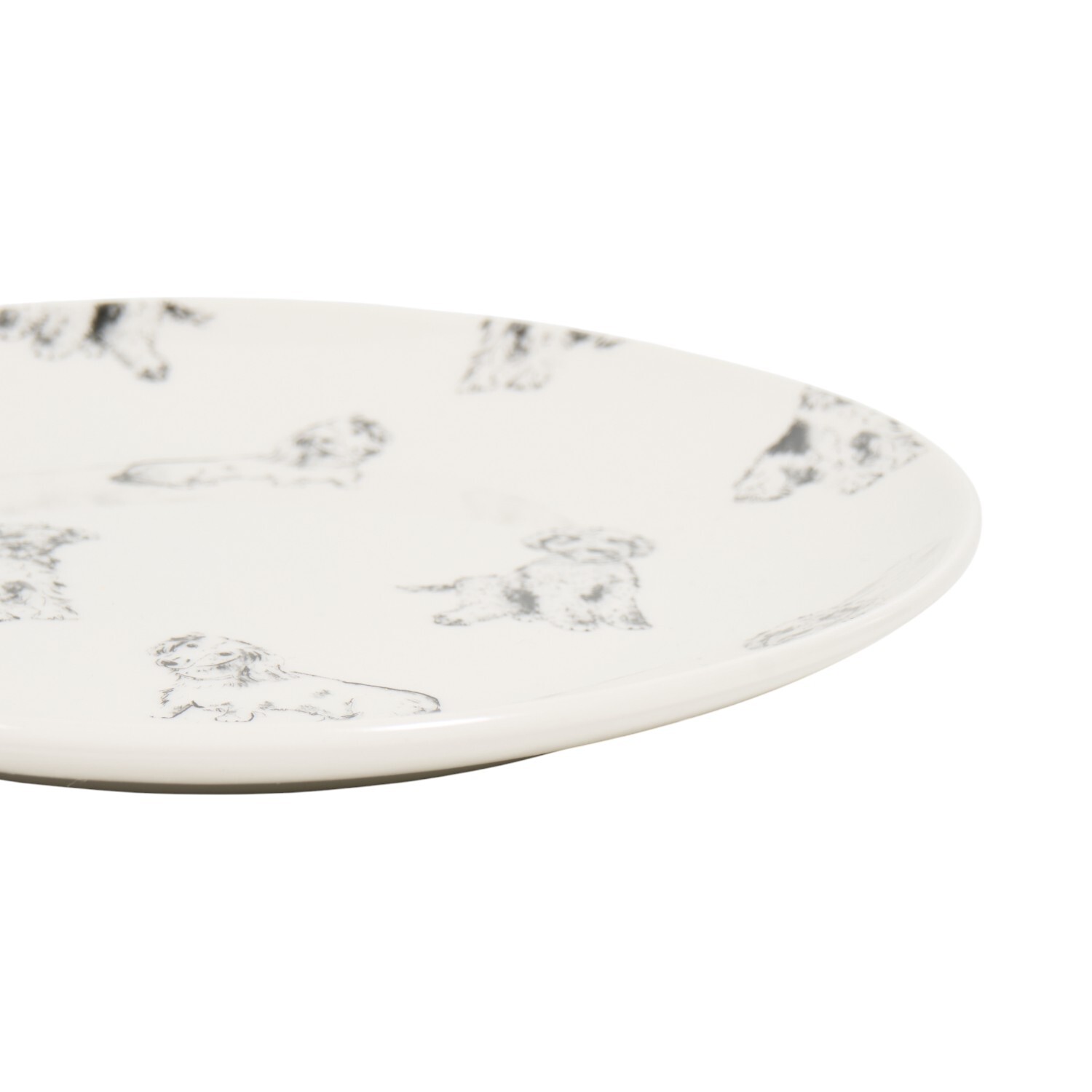 Waggy Tails Side Plate White Image 3