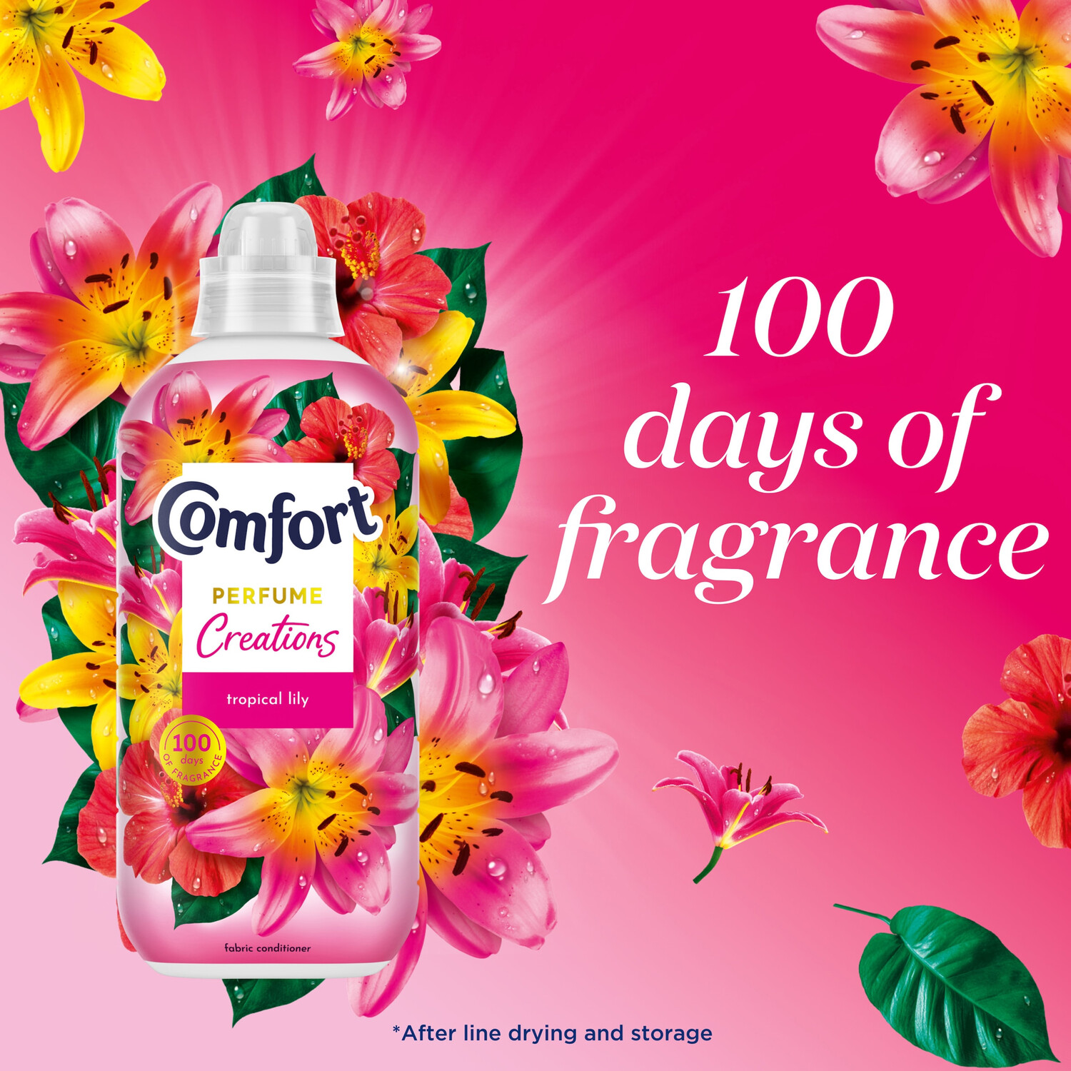 Comfort Creations Ultra Concentrated Fabric Conditioner Tropical Lily Image 4