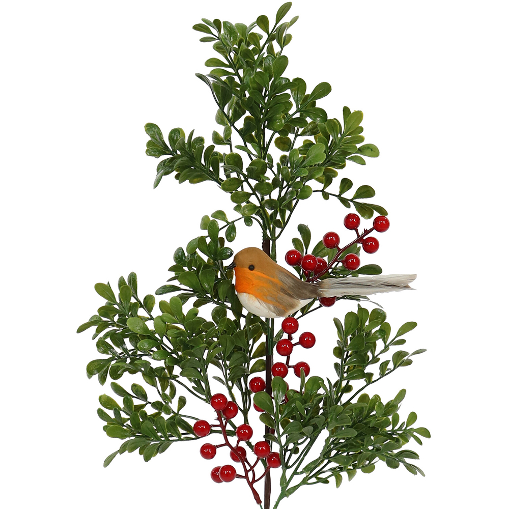 Robin Spray with Berries Image 3