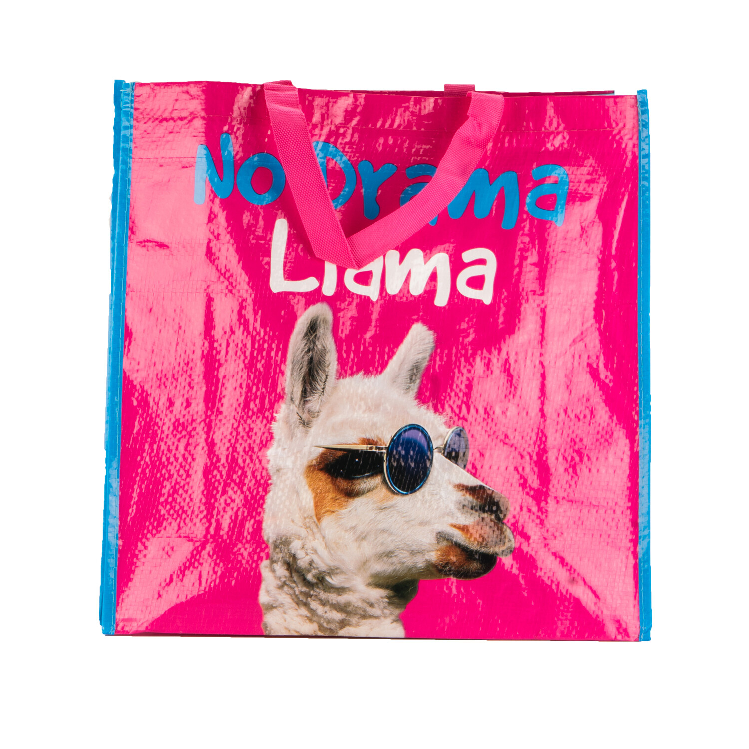 No Drama Llama Shopping Bag - Pink Image