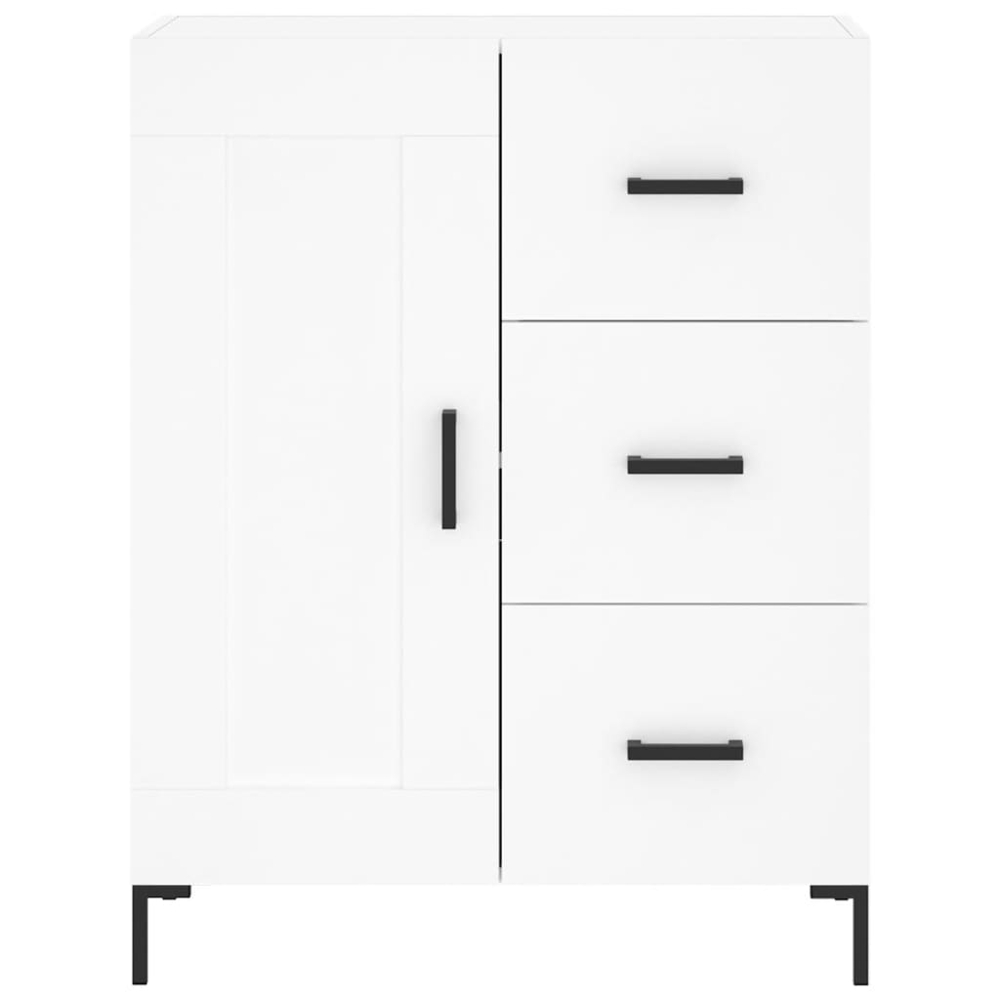 vidaXL 3 Door 3 Drawer White Highboard Image 8